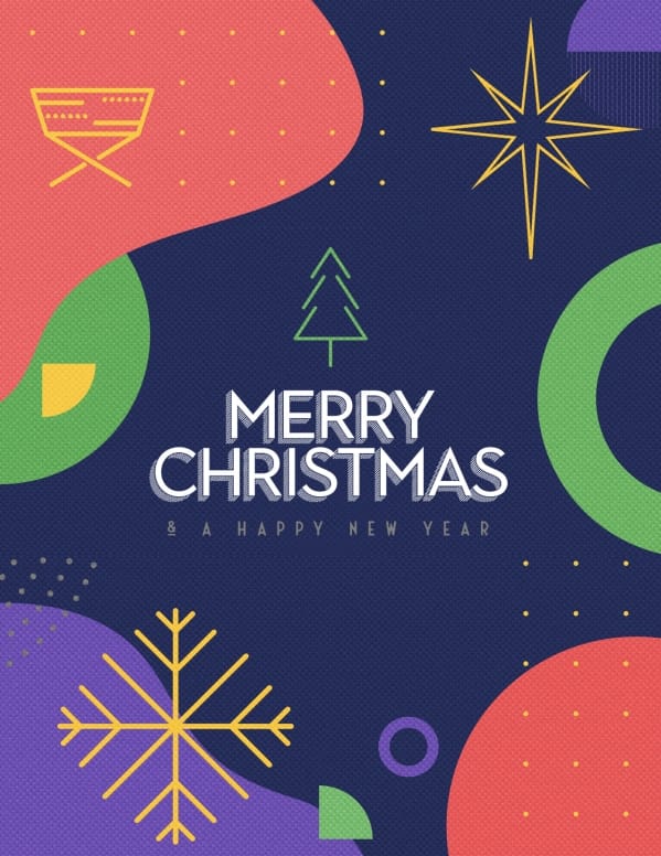 Christmas Eve Online Church Flyer