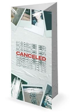 Canceled Church Trifold Bulletin