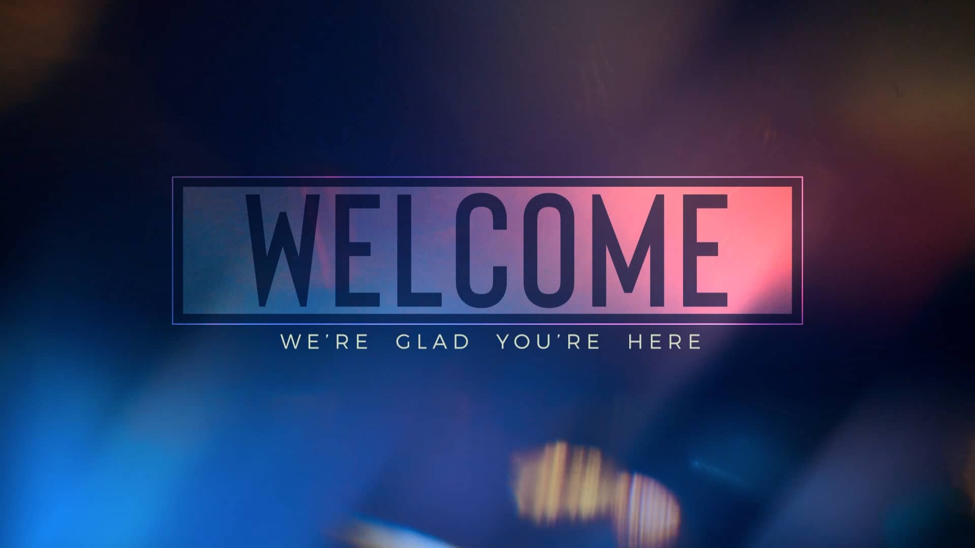 ShareFaith Media » Welcome Light Flare Church Motion – ShareFaith Media