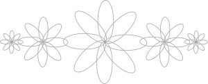 Flower Petals Geometric Design