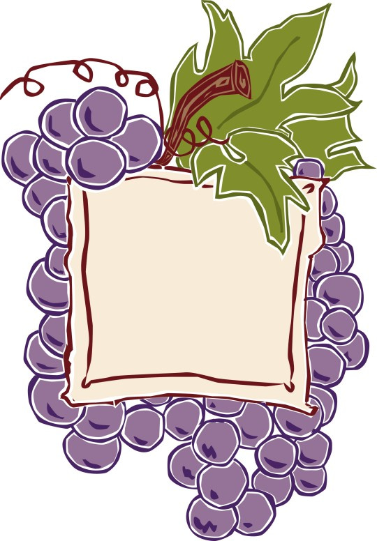 Grape Cluster Communion Announcement