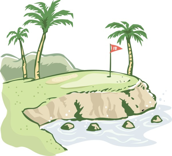 Island Golf Scene