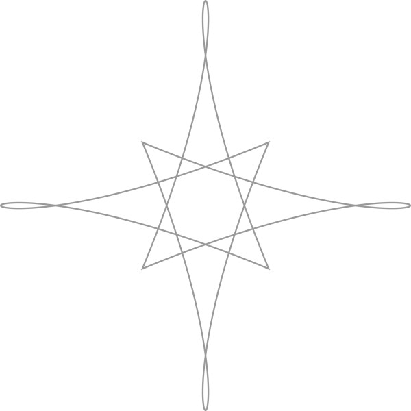 Geometric Star Outline