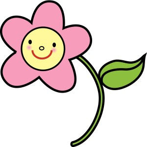 Pink Happy Flower