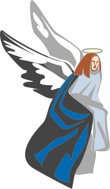 Angel with Wings Clipart