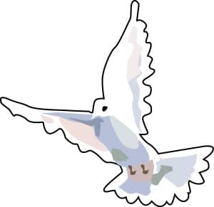 Flying Dove Art
