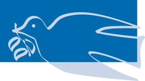 Blue Dove Design with Olive Branch
