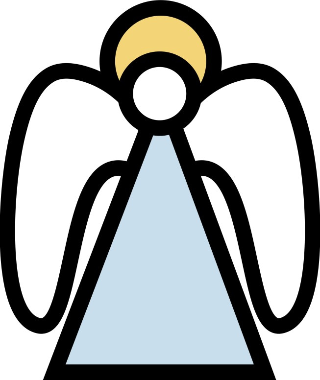 Bold Angel Clipart Image