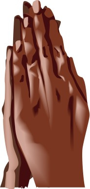 African American Praying Hands