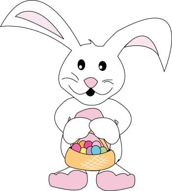 Easter Rabbit with Basket