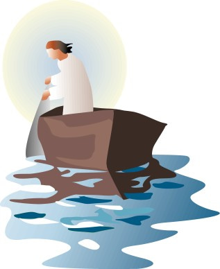 Fisherman in the Sea of Galilee