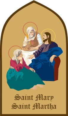 Jesus Communes with Mary and Martha