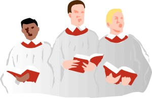 Choir Singers in Robes