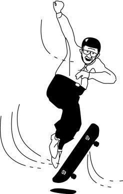 Senior Skateboarding