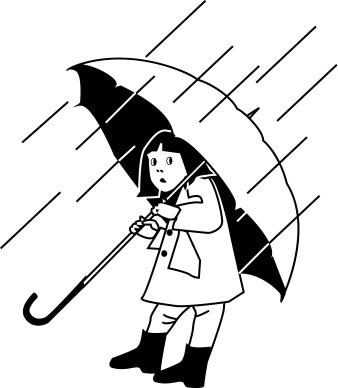 Child With Umbrella