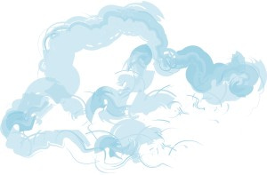 Blue Clouds Motif
