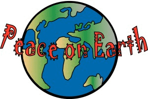 Fun Peace on Earth with Globe