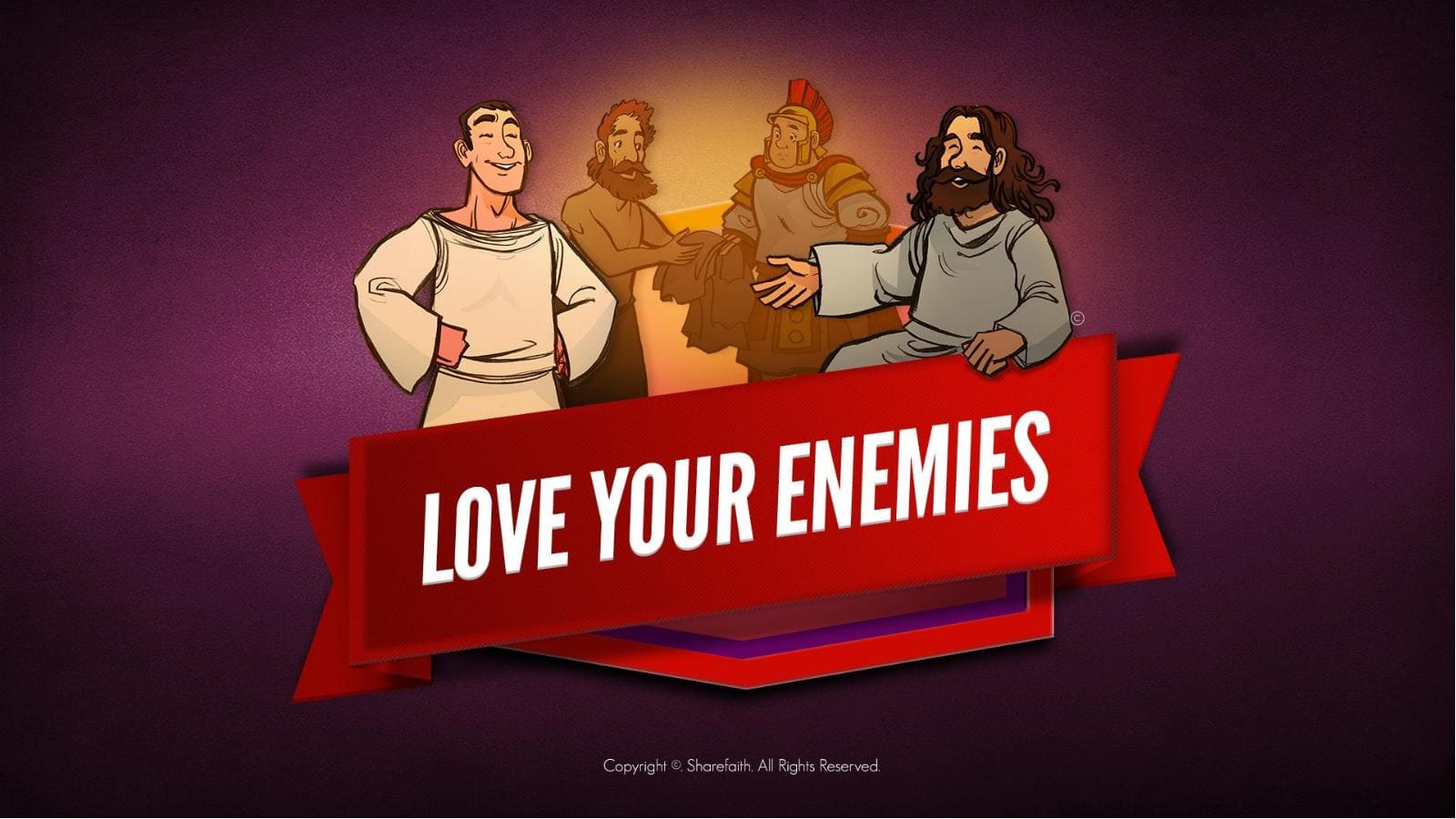 ShareFaith Media » Matthew 5 Love Your Enemies Kids Bible Lesson ...