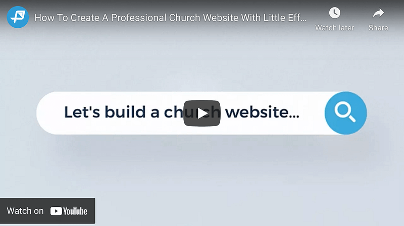 How to Create A Professional Church Website With Little Effort And Difficulty