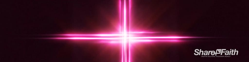 Light Wave Cross Triple Wide Motion Background