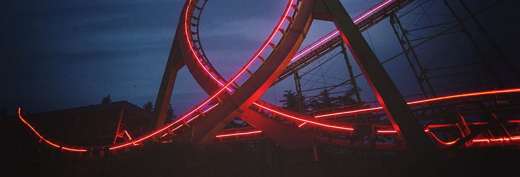 The Roller Coaster of Life: Web Banner