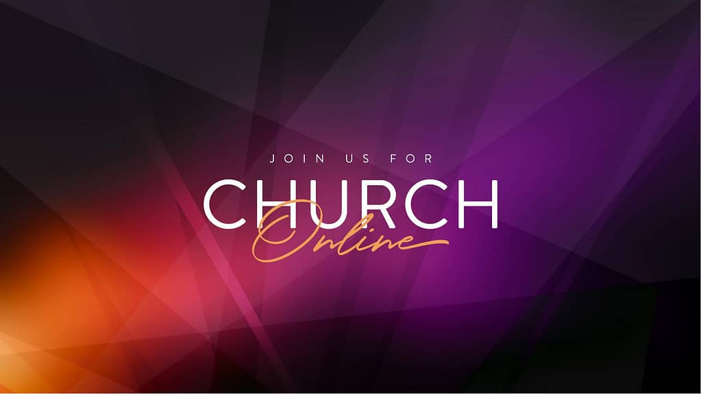 Church Online Abstract Church Announcement Pre Service Slides