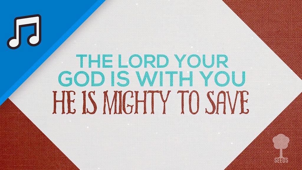 Mighty To Save Kids Worship Video for Kids Instrumental