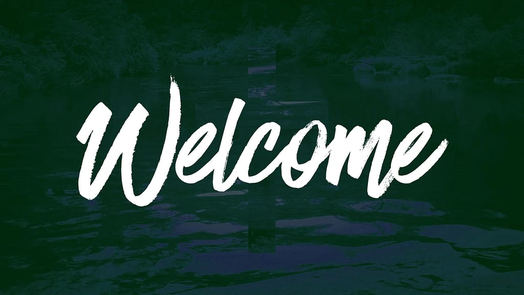 Ink Drop Welcome Church Motion