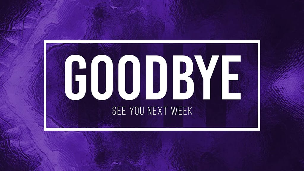 Goodbye Colorful Texture Motion Graphic