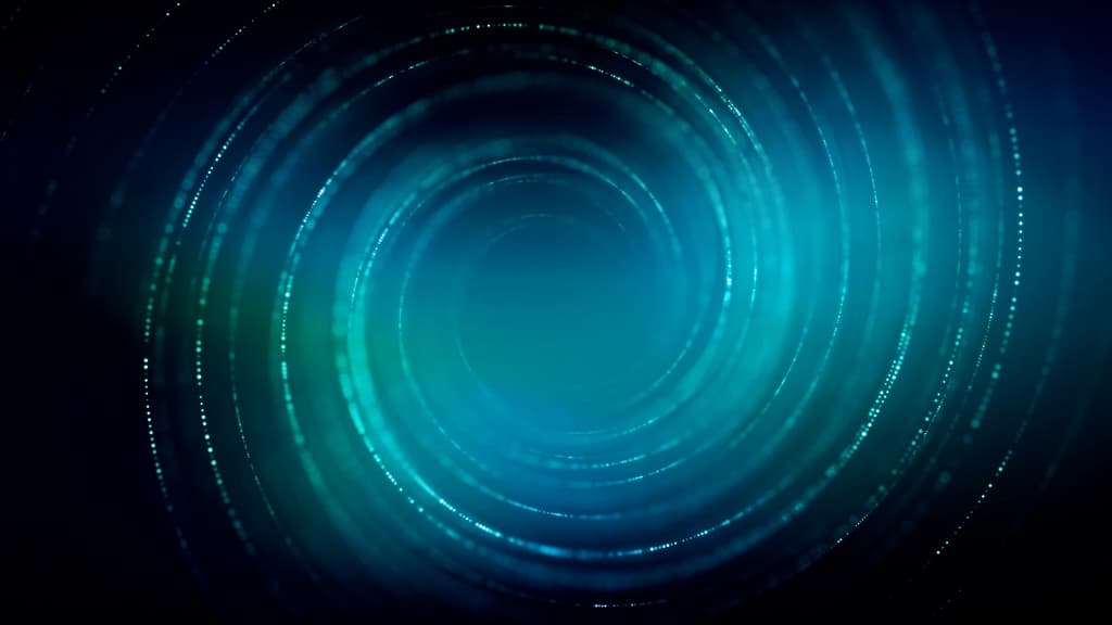 Atmosphere Blue Circle Spiral Church Motion