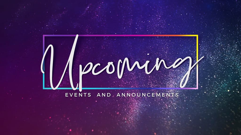 Upcoming Shimmer Church Motion Graphics