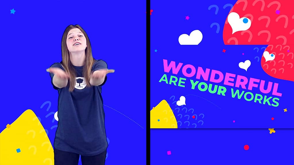 Wonderful Worship Video For Kids Hand Motions