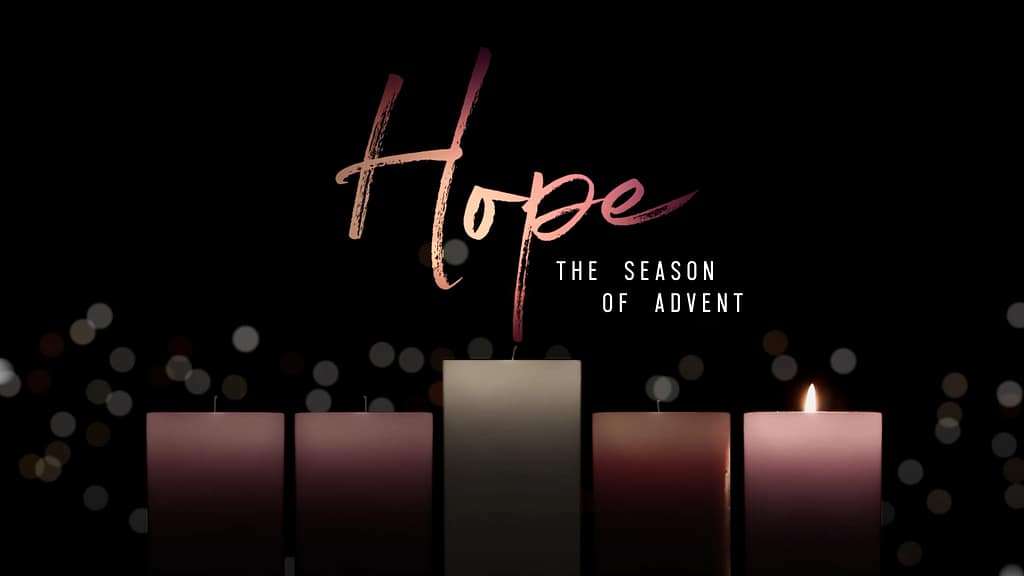 Hope Title Advent Candlelight Graphics