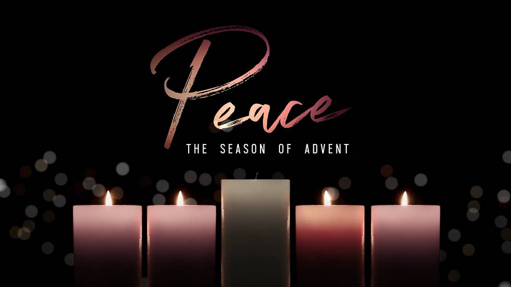 Peace Title 02 Advent Candlelight Graphics