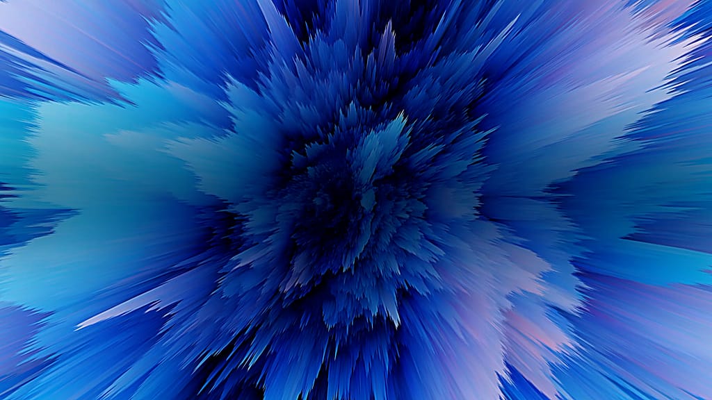 Blue Sunsplash Motion Graphic 4