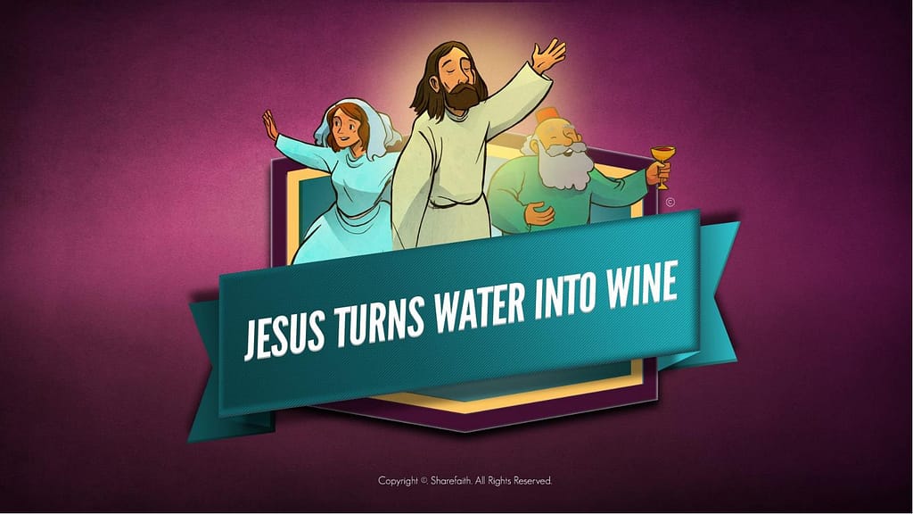 Jesus Turns Water Into Wine Kids Bible Story
