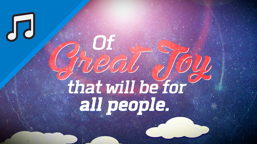 Joy Worship Video for Kids Instrumental