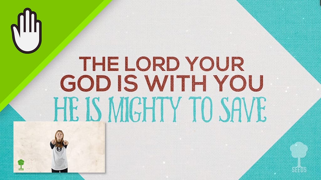 Mighty To Save Kids Worship Video for Kids Hand Motions