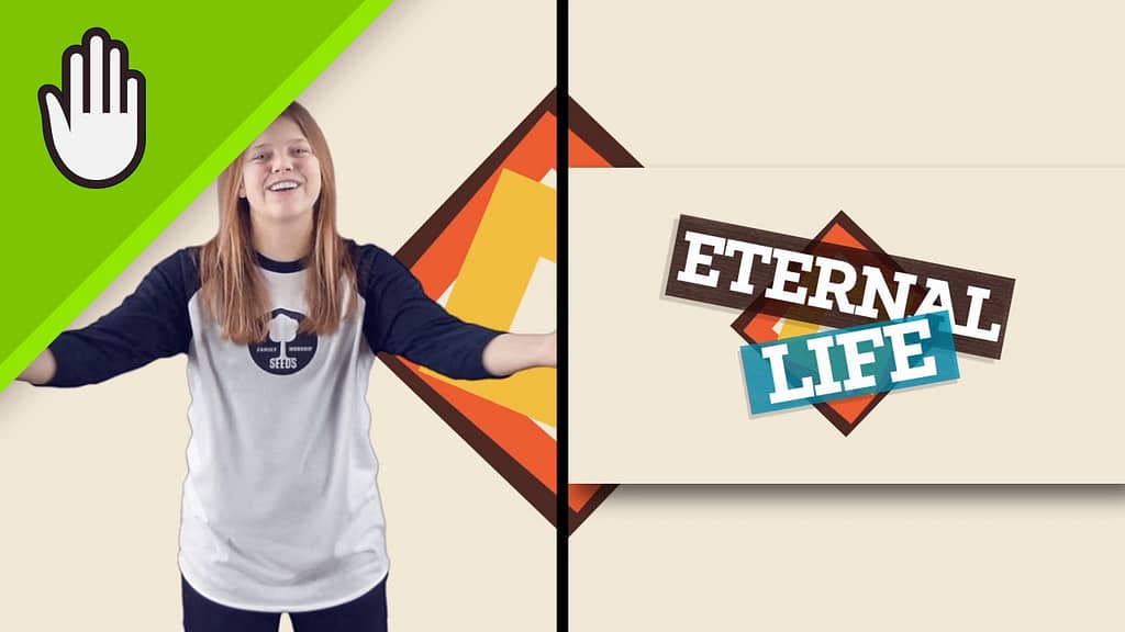 The Life Kids Worship Video for Kids Hand Motions Split Screen