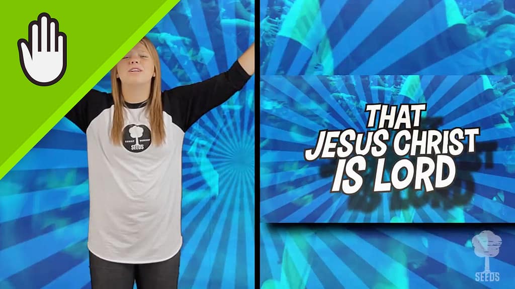 H.E.R.O. Kids Worship Video for Kids Hand Motions Split Screen
