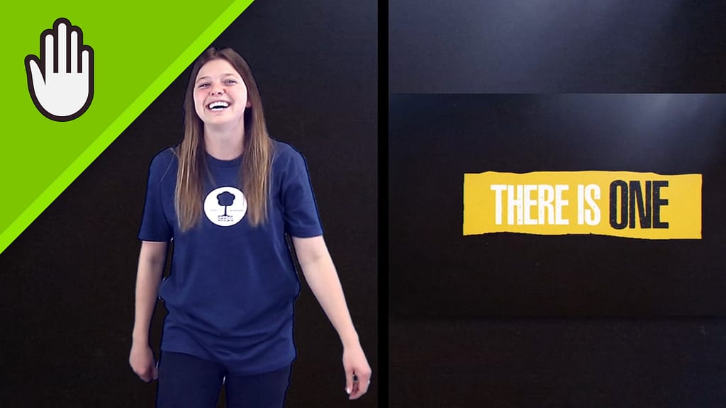 One Kids Worship Video Hand Motions Split Screen