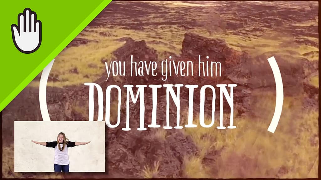 Dominion Kids Worship Video for Kids Hand Motions