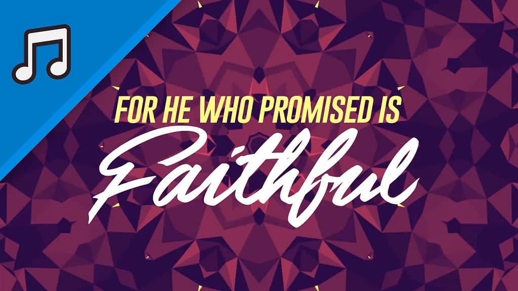 He Is Faithful Kids Worship Video for Kids Instrumental