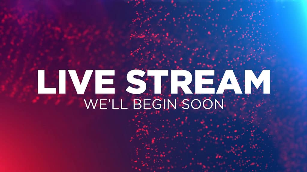 Particles Live Stream Church Motion