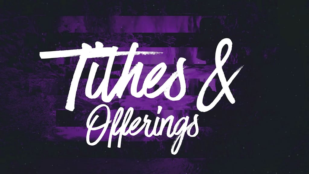 Ink Drop Tithes Offerings Church Motion