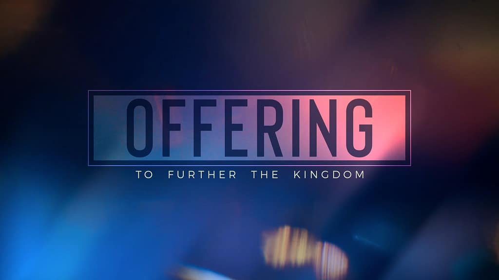 Tithes and Offering Light Flare Church Motion