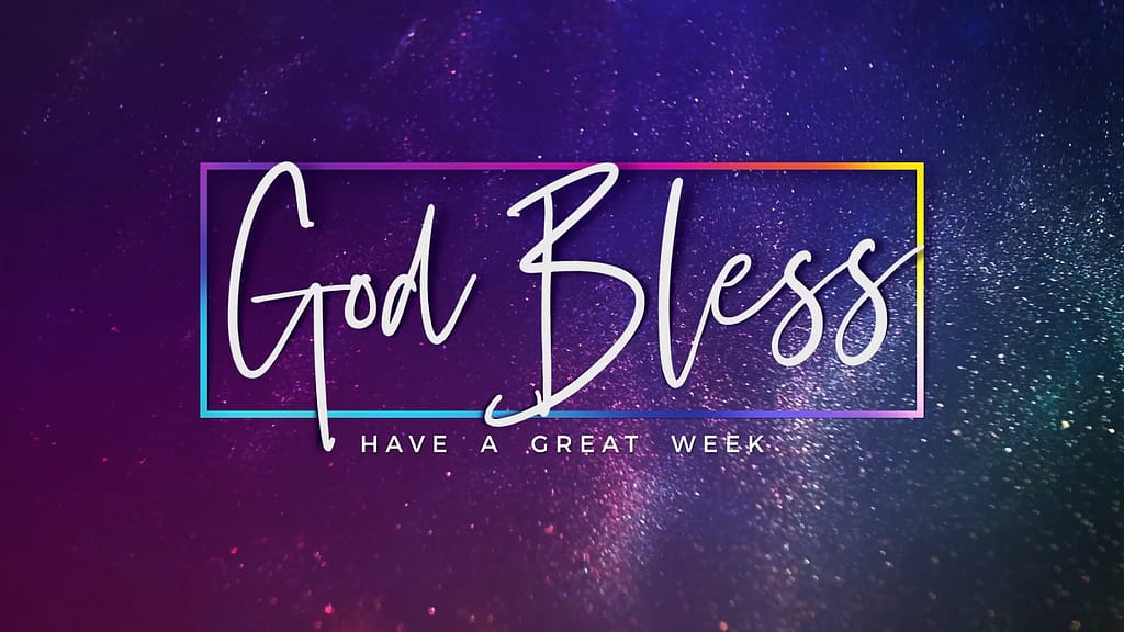 God Bless Shimmer Church Motion Graphics