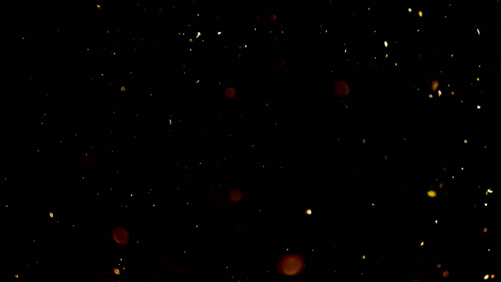 Yellow Dark Ember Church Motion Graphic