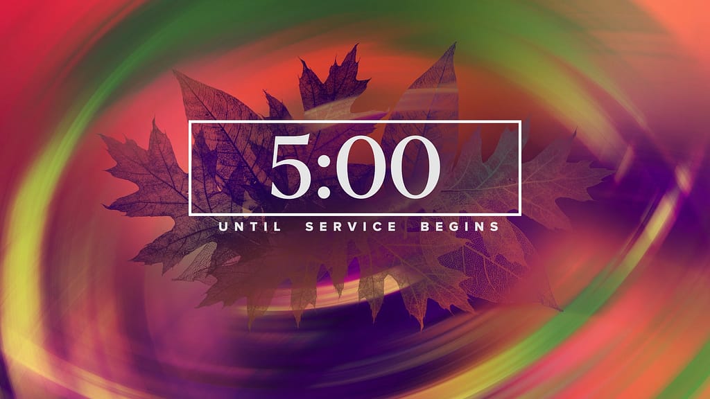 5min Countdown Video Fall Vibes