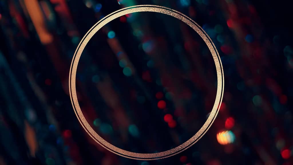 Holiday Christmas Bokeh Graphics Blank